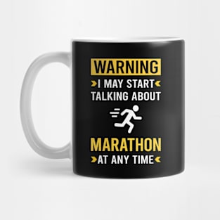 Warning Marathon Mug